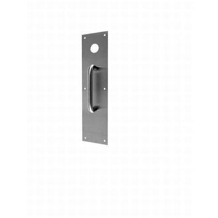 DON-JO 3-1/2" x 15" Push Plate with 15 Pull Cut for Deadbolt CFD7015613